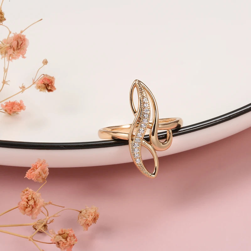 Éléonore White Zircon Rings