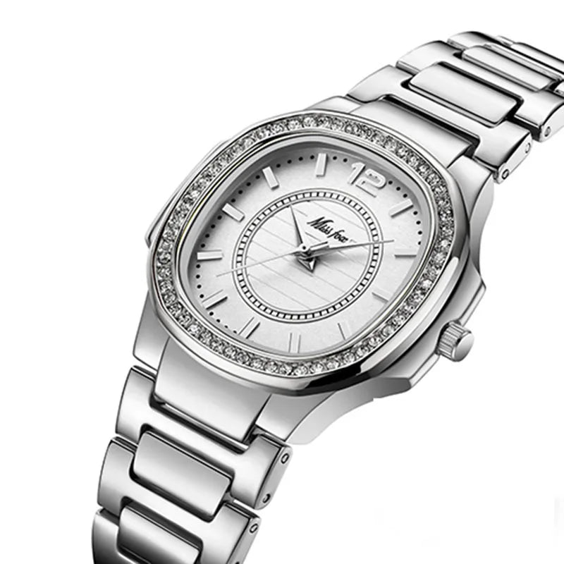 Jehan2 Diamond Quartz Gold Wrist Watch