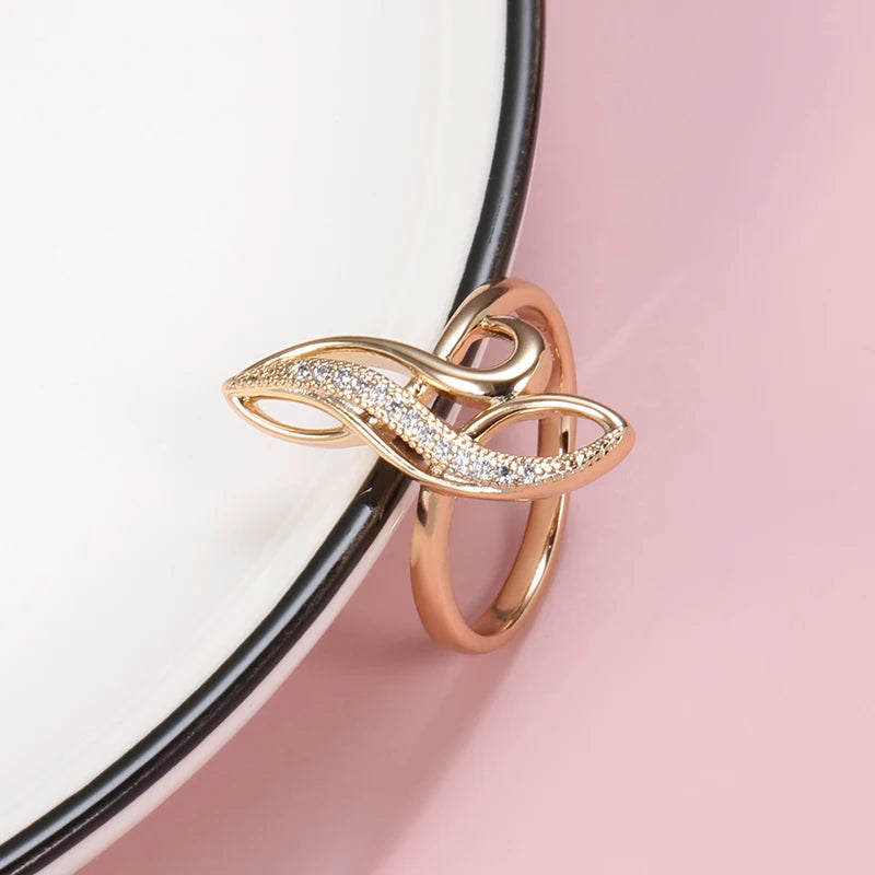Éléonore White Zircon Rings