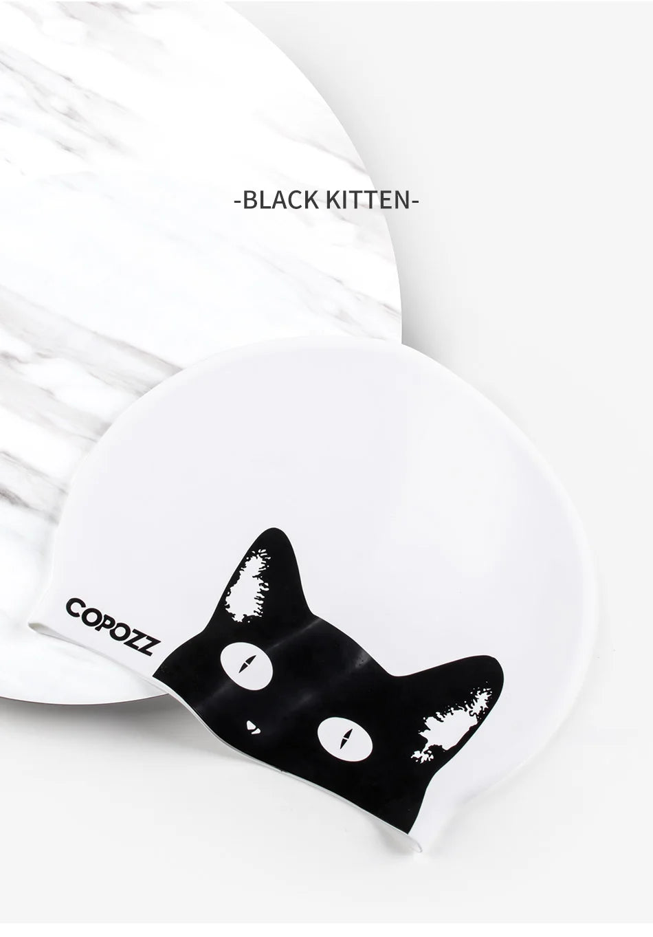 COPOZZ Silicone Swimming Cap