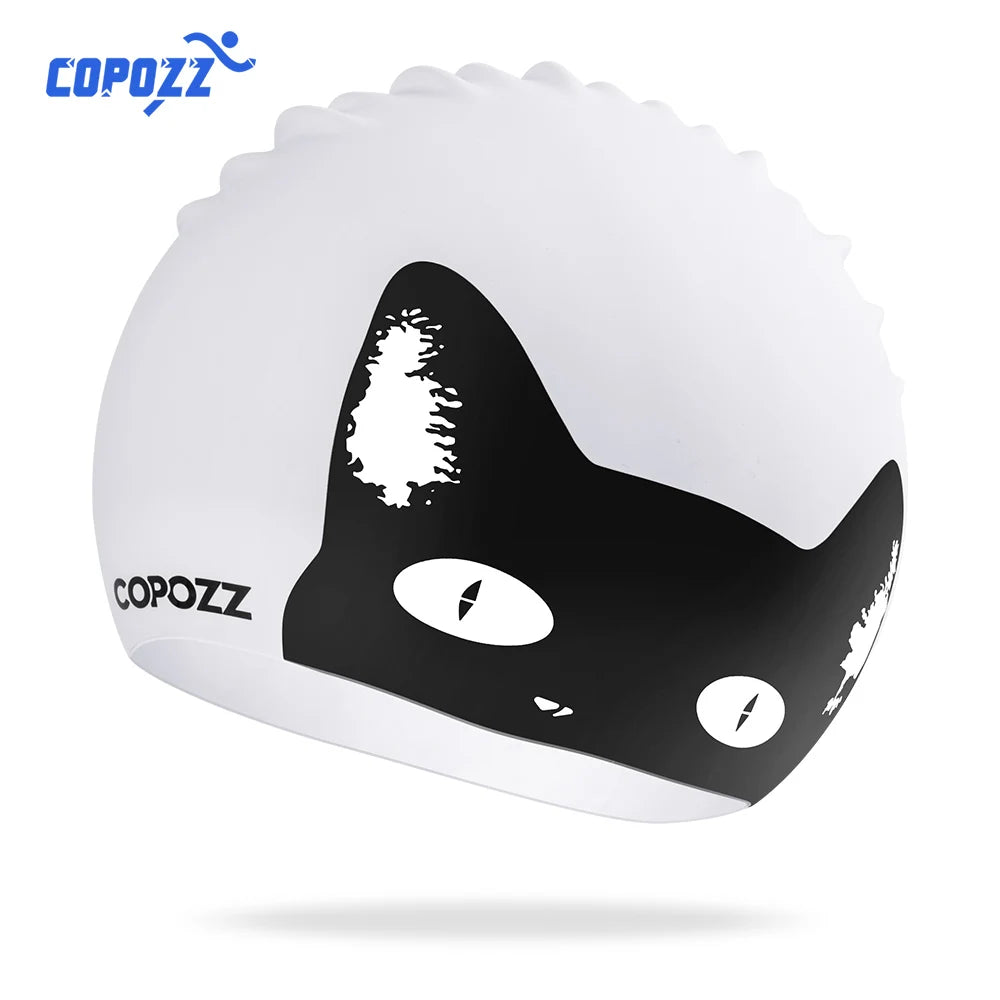 COPOZZ Silicone Swimming Cap
