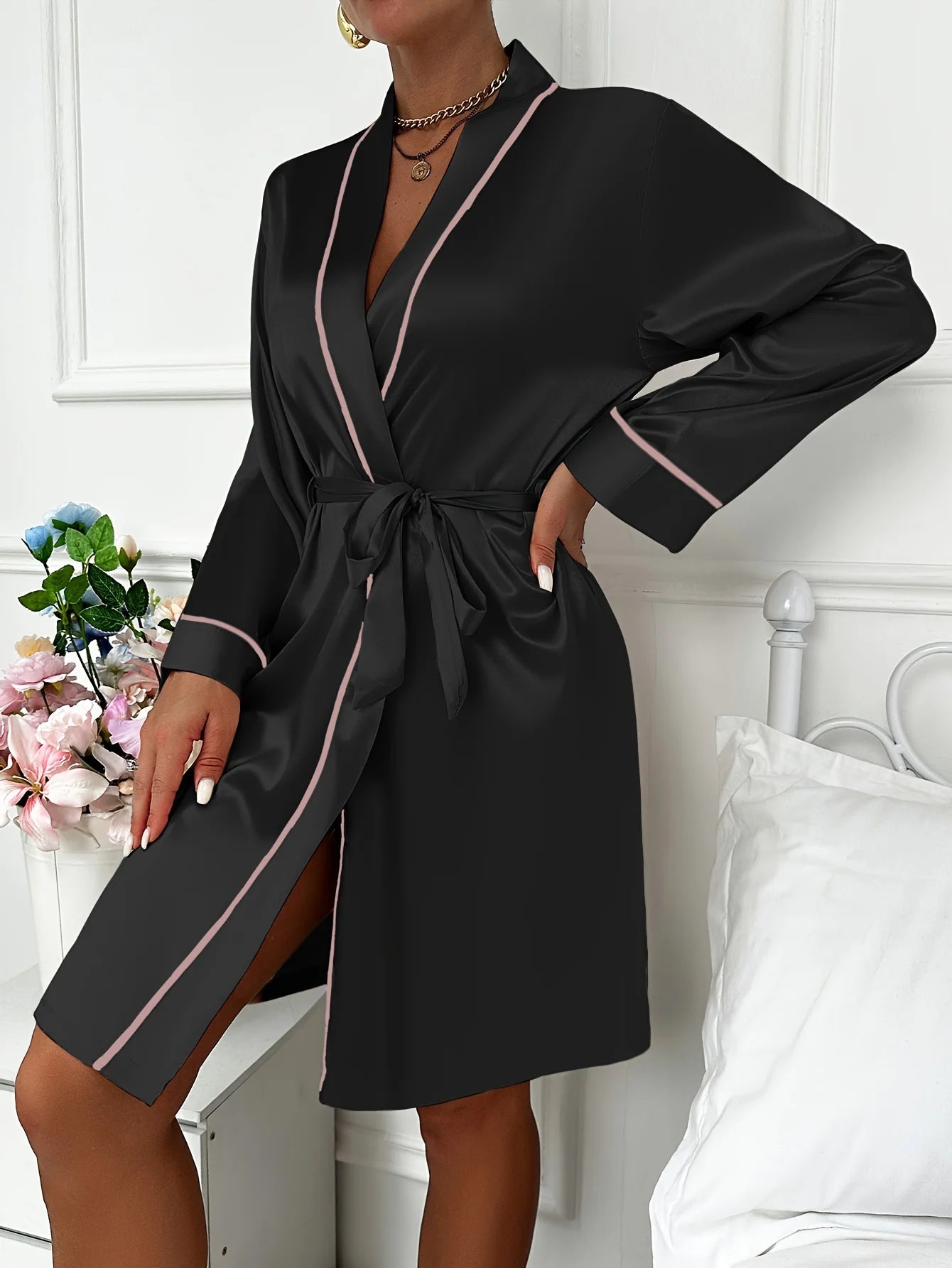 Diana Silk Belted Robe