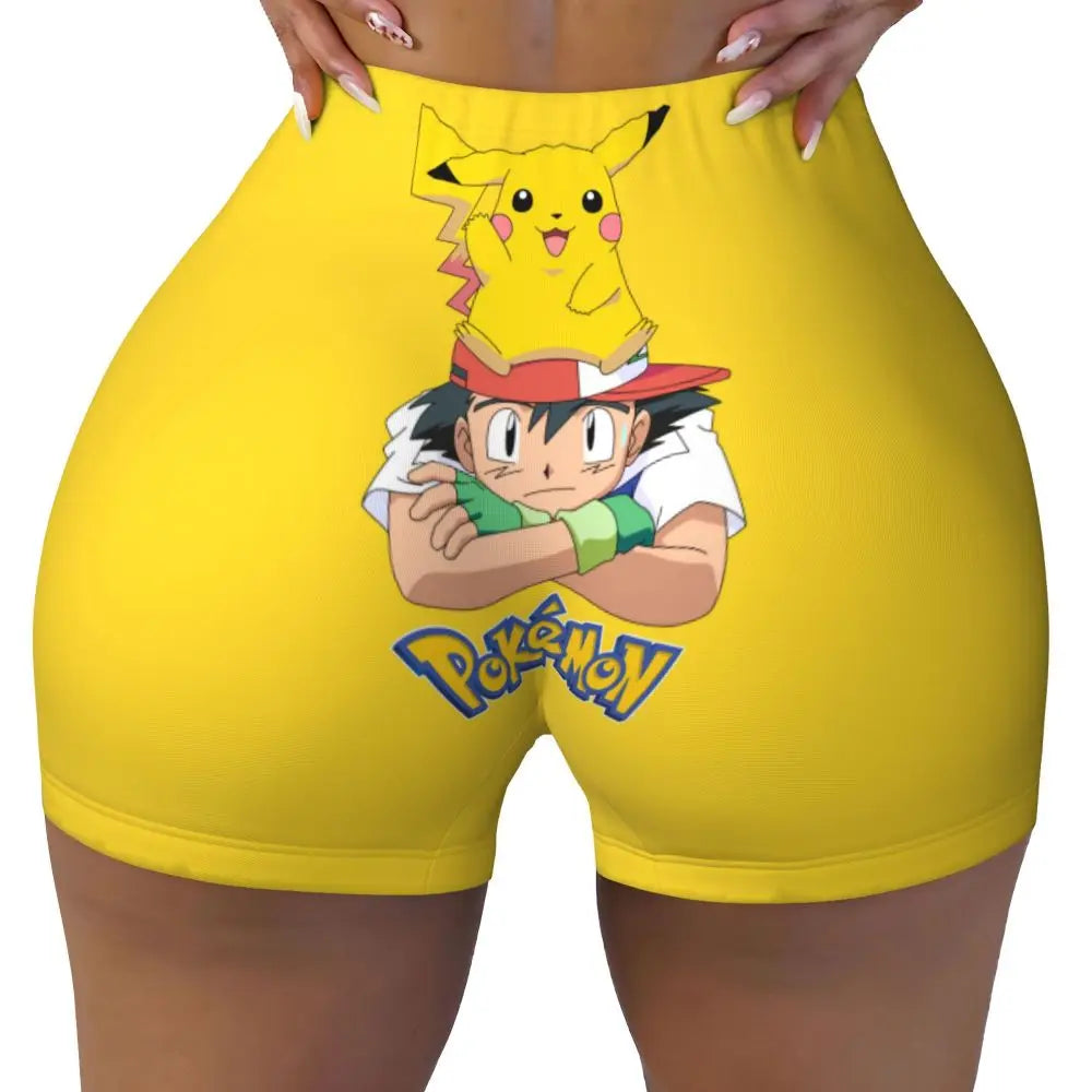 Ghandi Custom Pikachus Yoga Shorts
