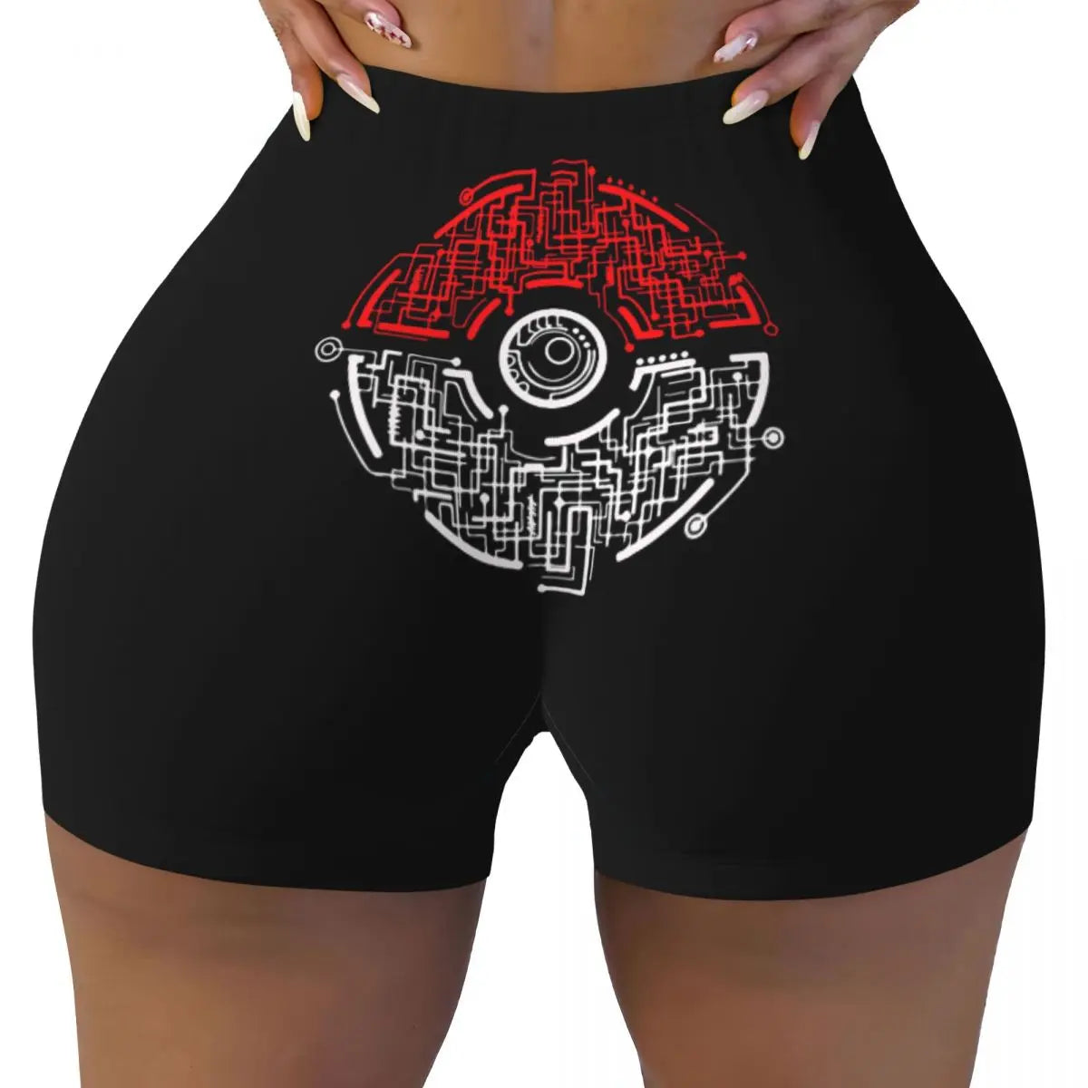 Ghandi Custom Pikachus Yoga Shorts