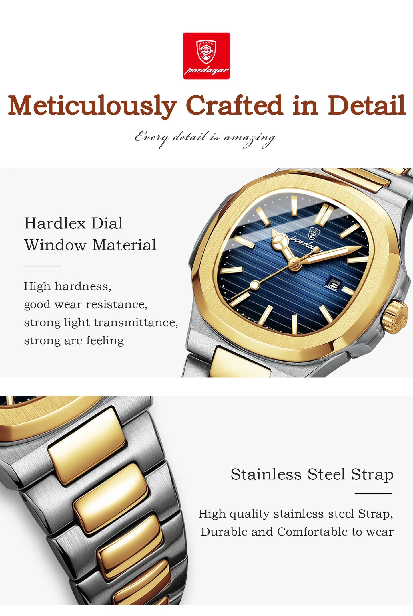Shahinda Luxury Square Watch