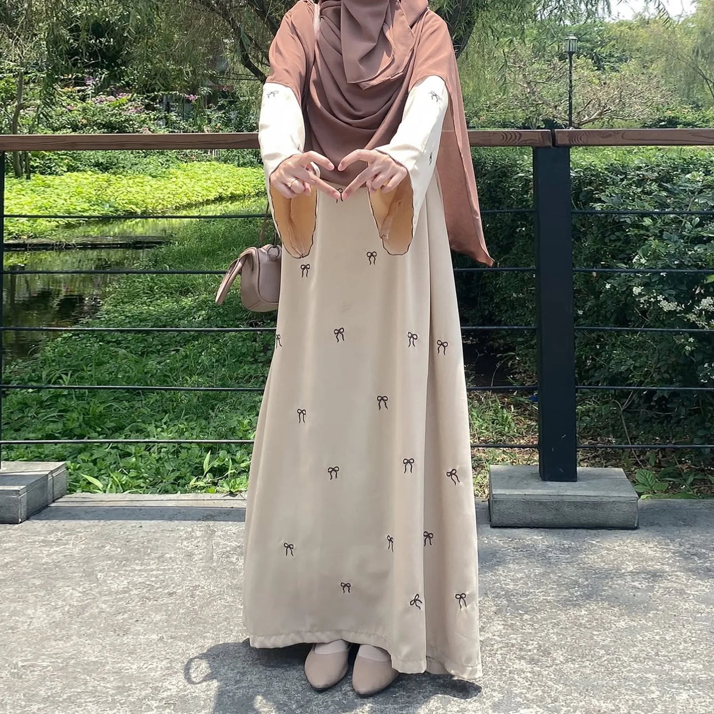 Somaya Embroidery Abaya