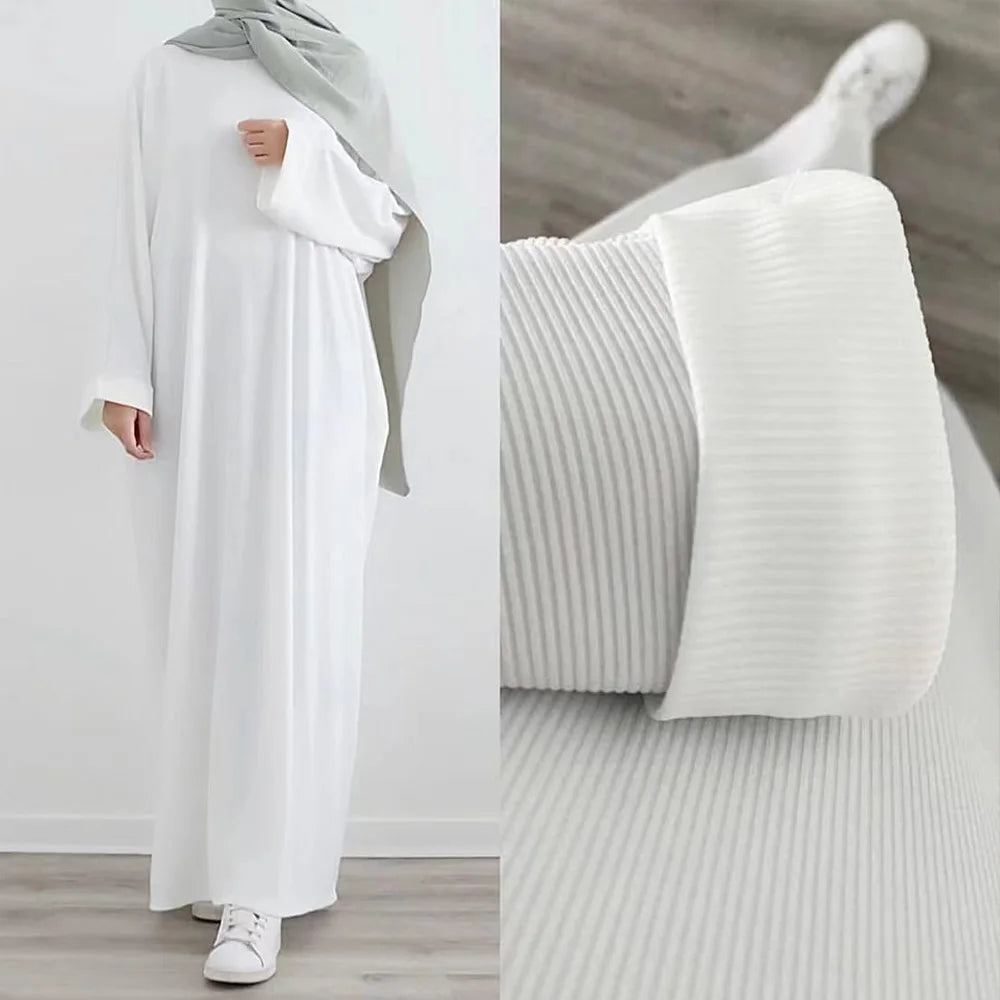 Nouf Rib Knit Abaya