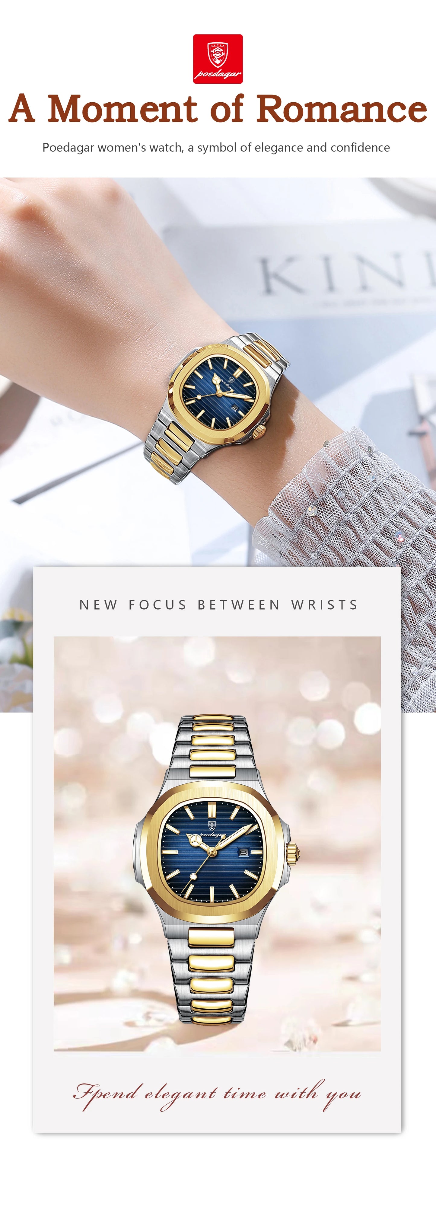 Shahinda Luxury Square Watch