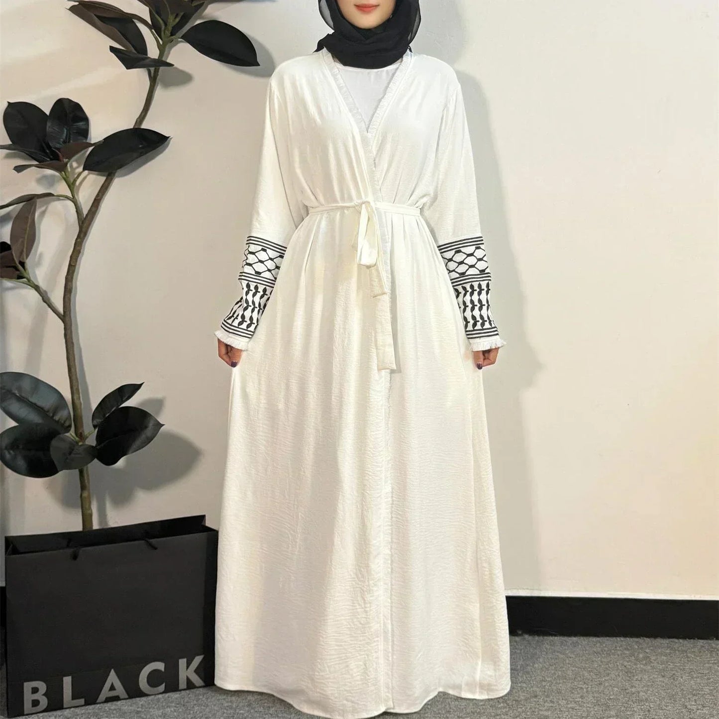 Ghaza Open Front Abaya