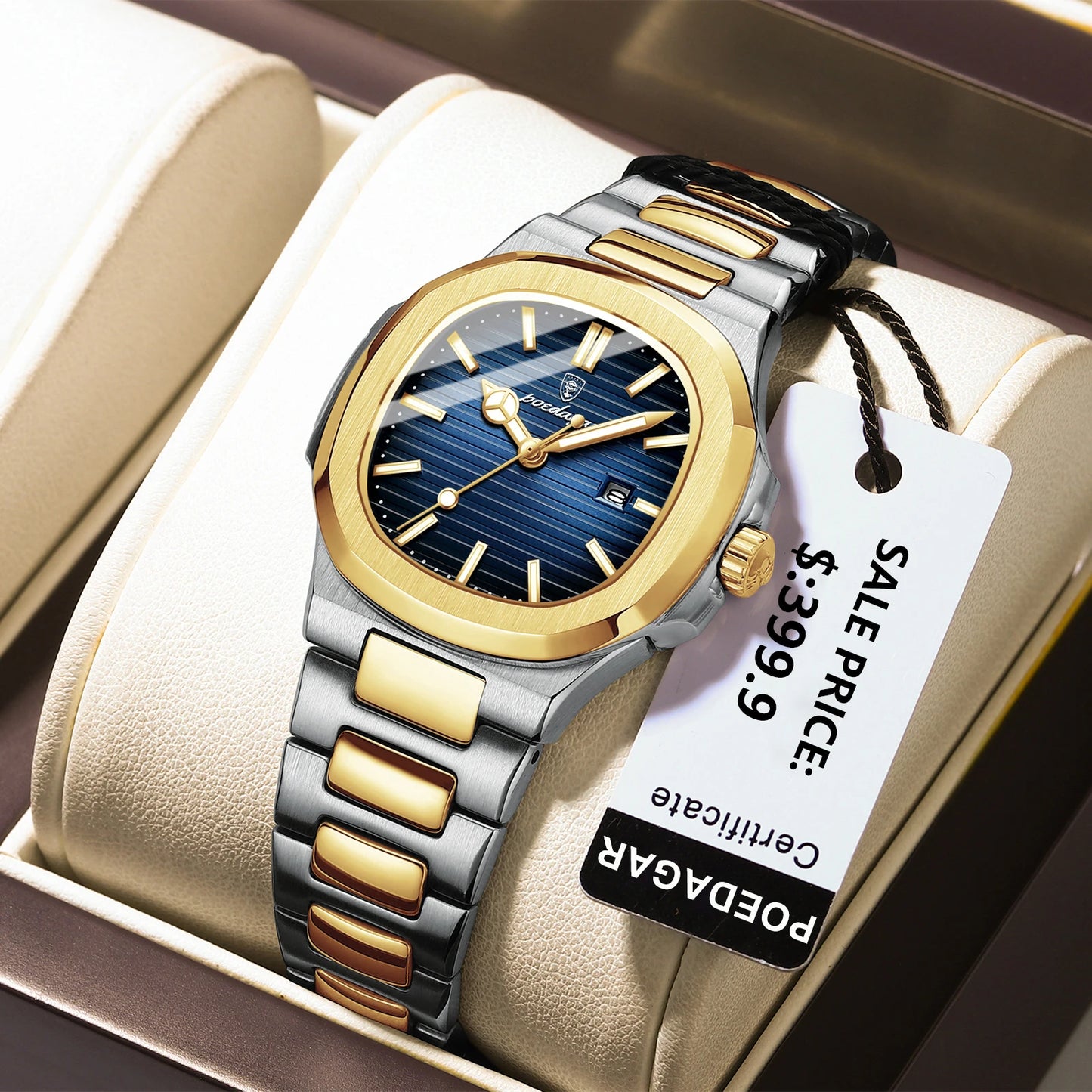 Shahinda Luxury Square Watch