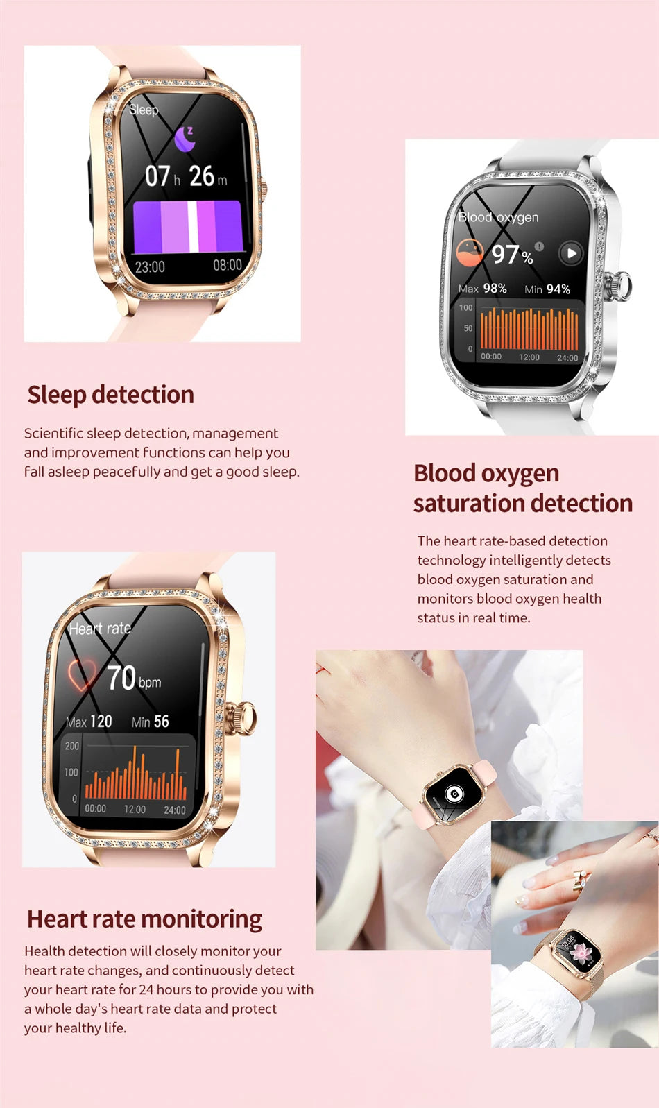 LIGE Smart Watches for Women