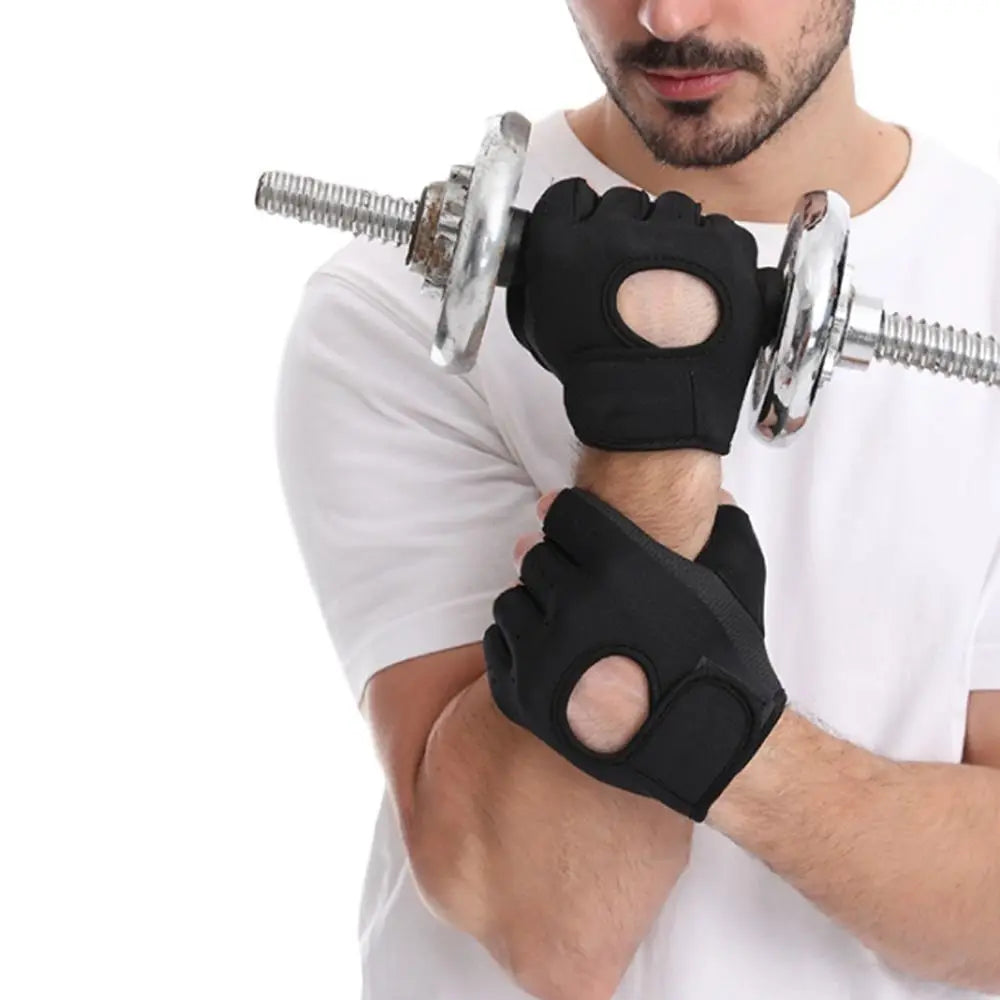 Finger Silicone Palm Weightlifting Gloves