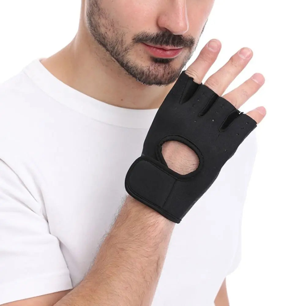 Finger Silicone Palm Weightlifting Gloves