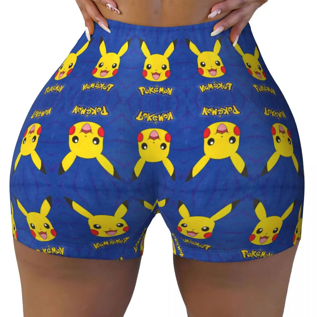 Ghandi Custom Pikachus Yoga Shorts