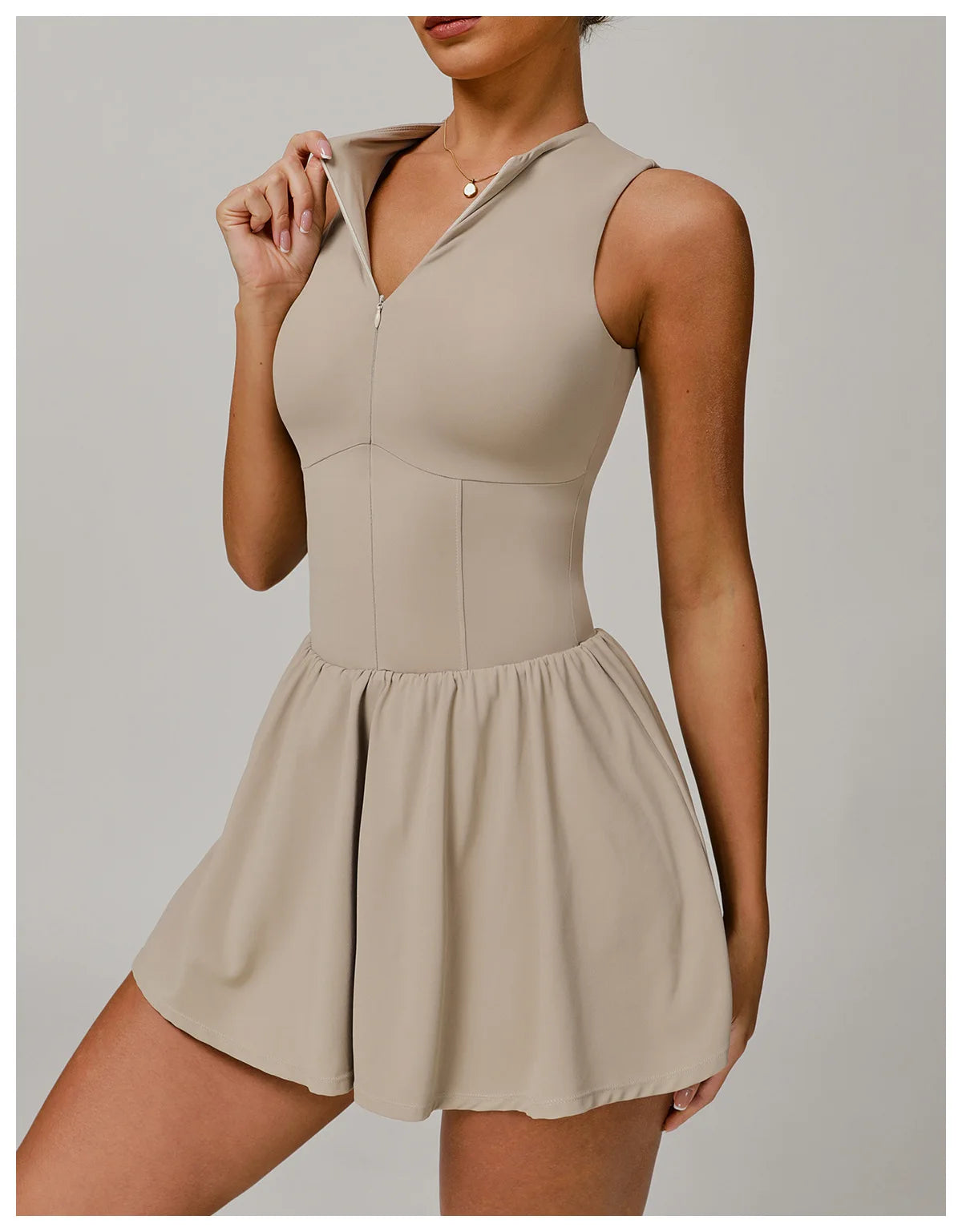 Fake Two-piece Sports Dress