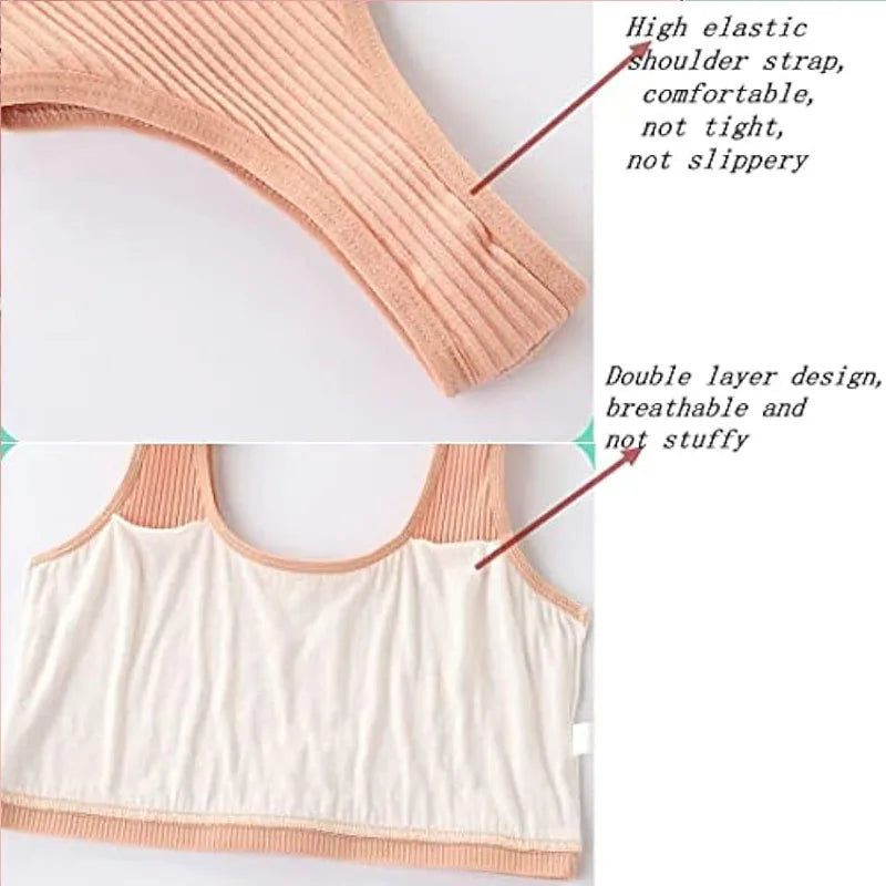 4 Pcs/Lot Teen Girl Sports Bra