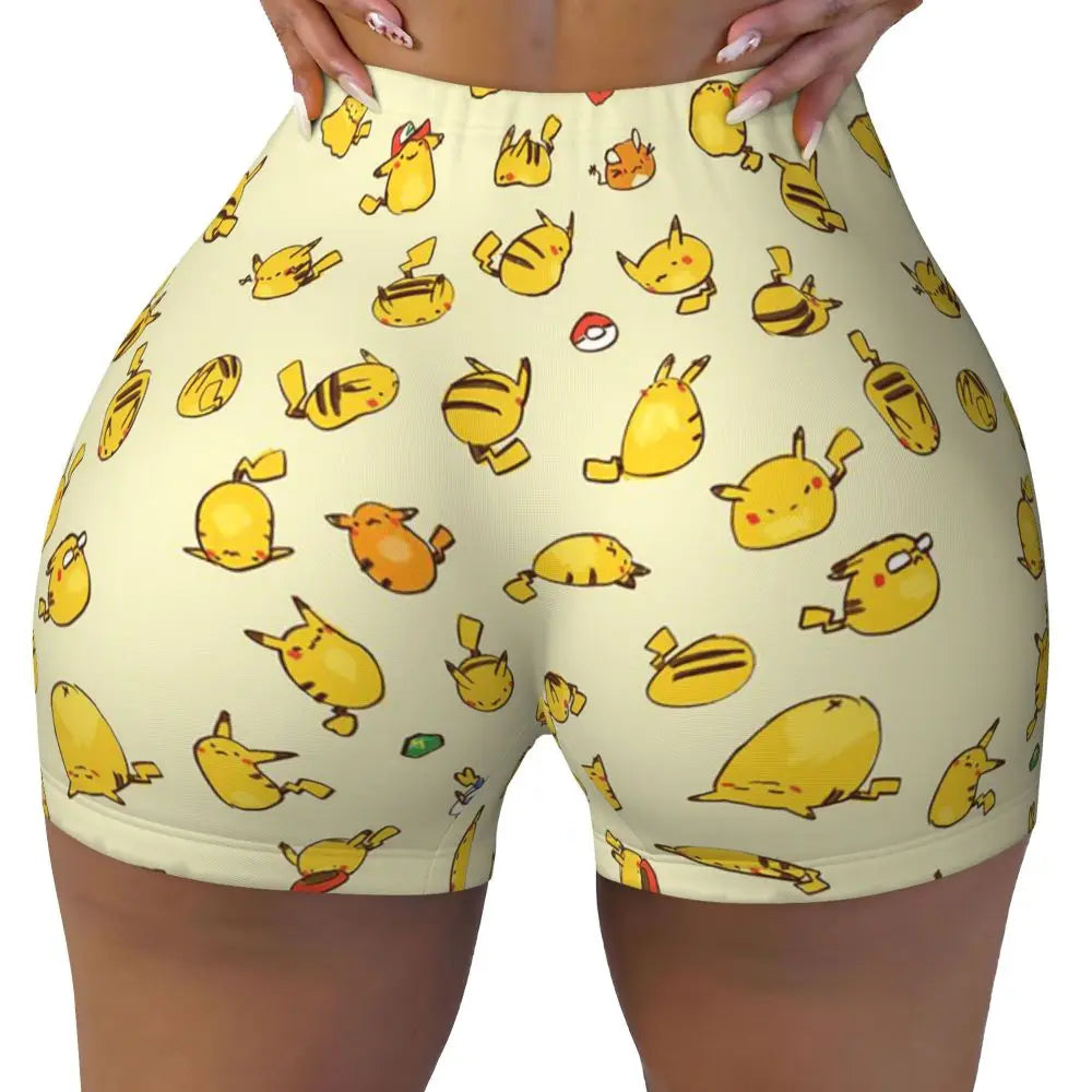 Ghandi Custom Pikachus Yoga Shorts
