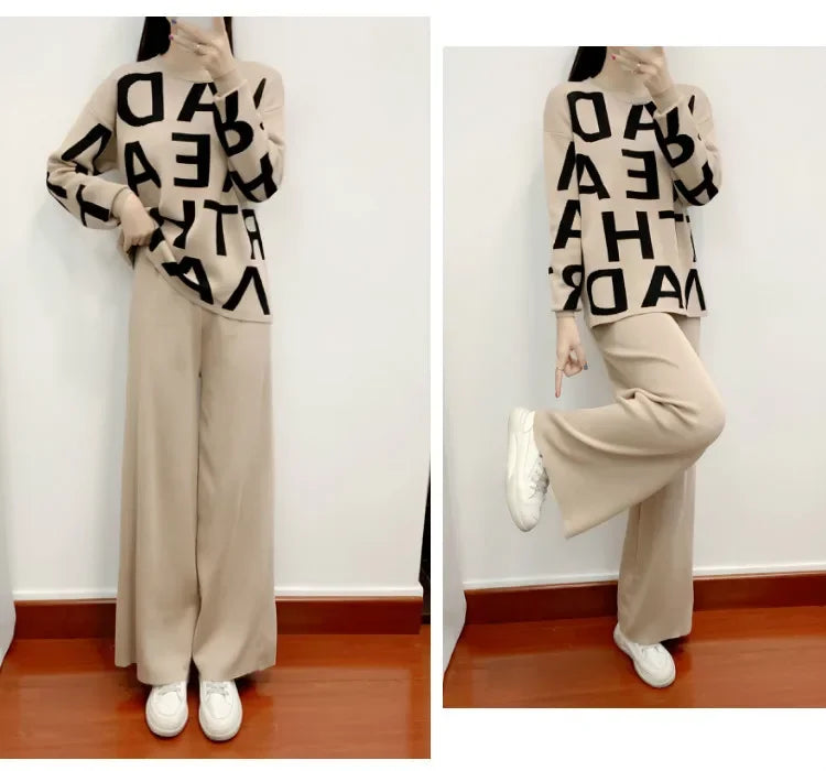 Seham Knitting 3Piece Set
