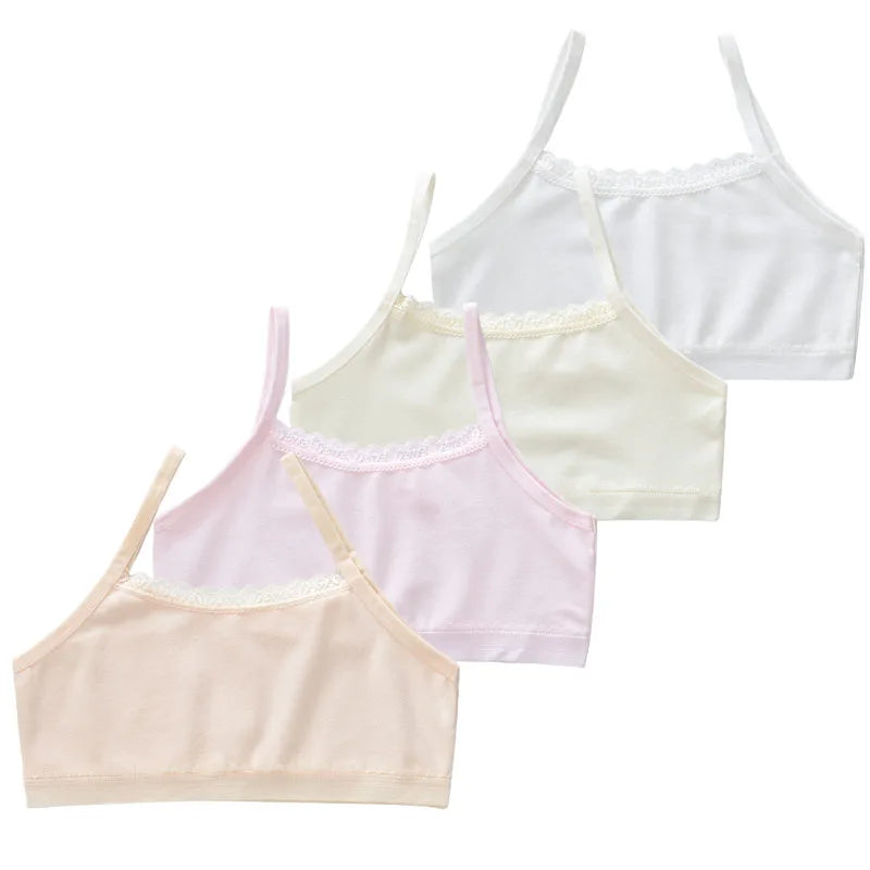 4 Pcs/Lot Teen Girl Sports Bra