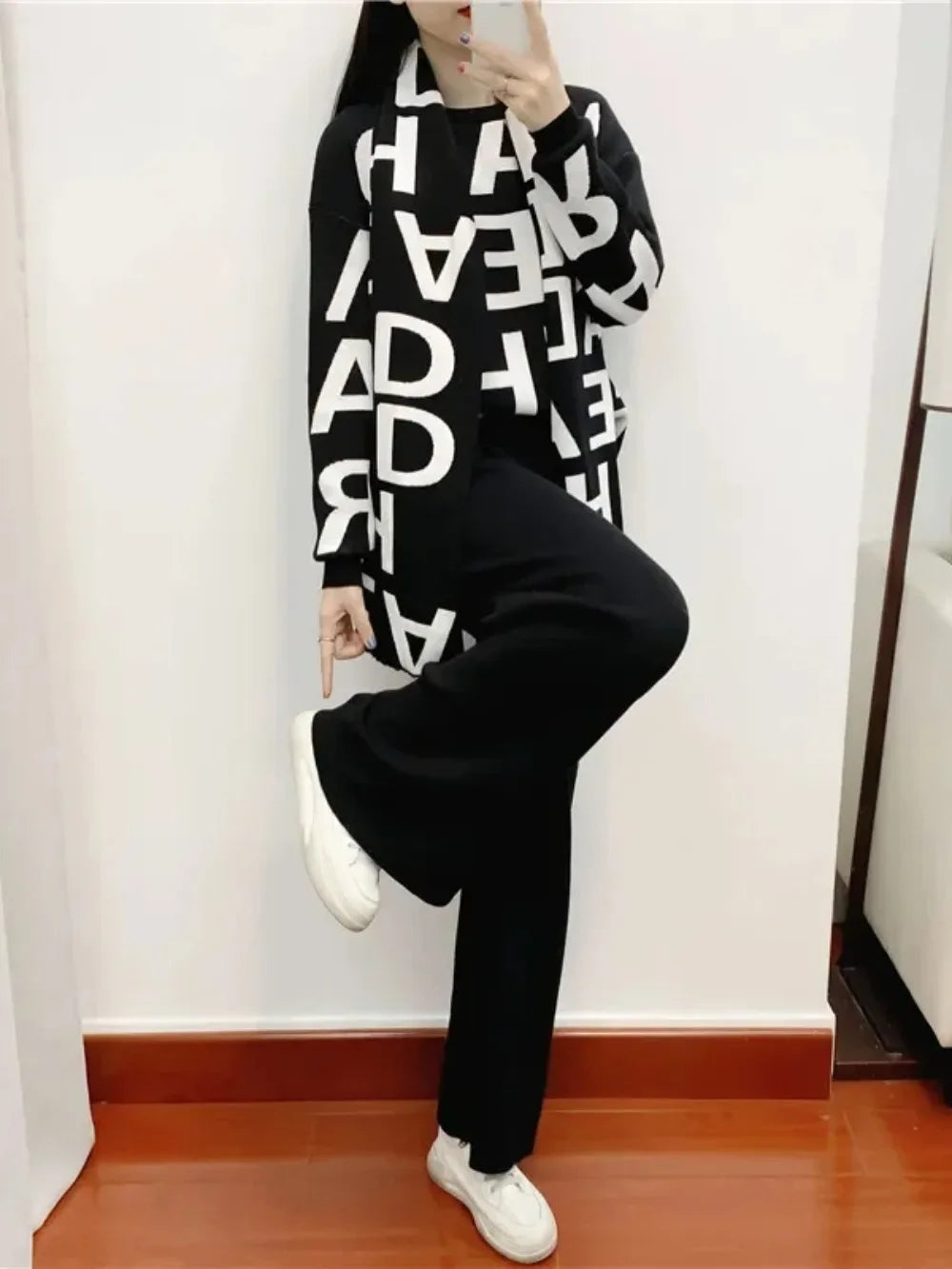 Seham Knitting 3Piece Set