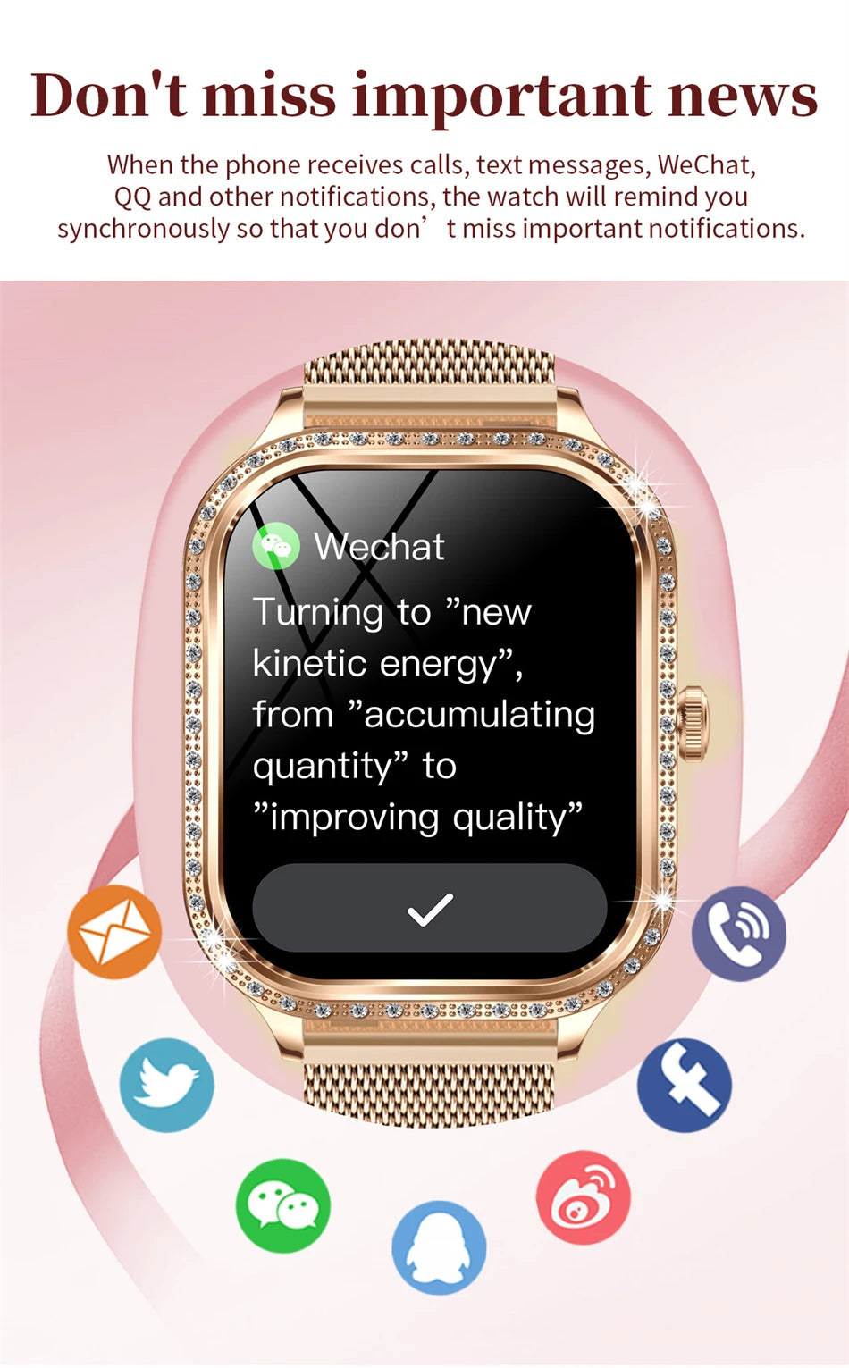 LIGE Smart Watches for Women