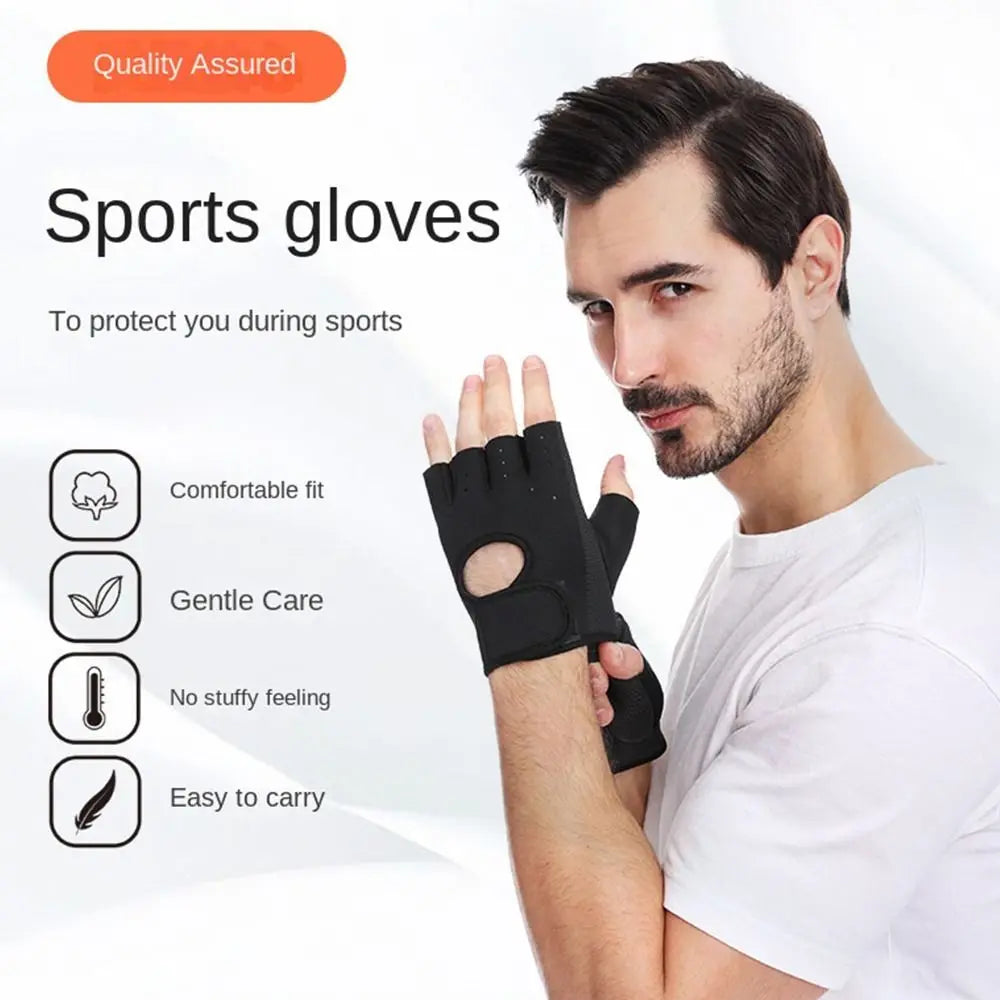Finger Silicone Palm Weightlifting Gloves