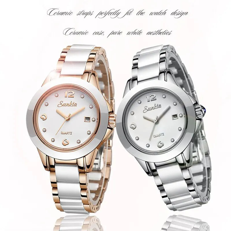 Lige Rose Gold Bracelet Watches