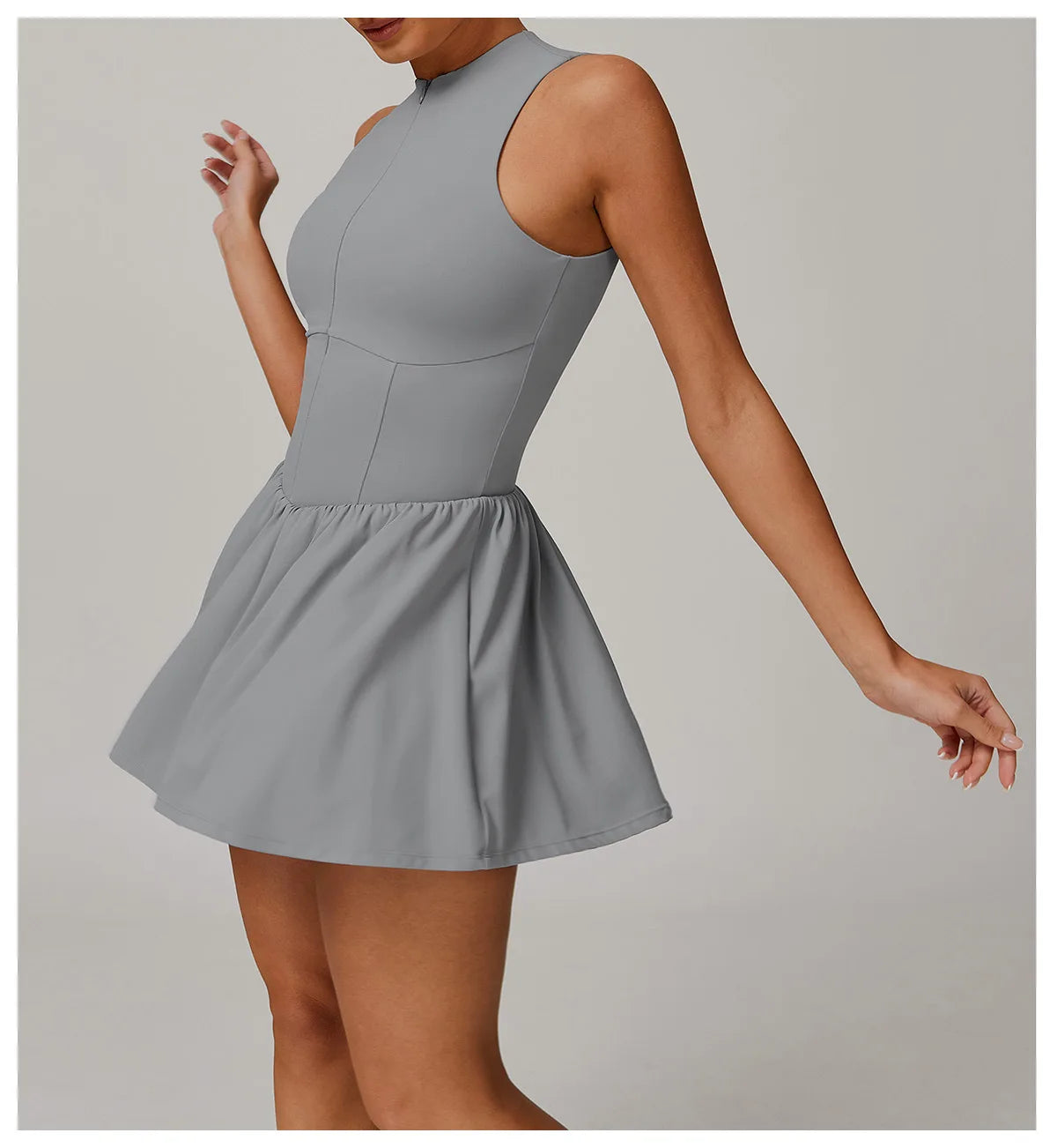 Fake Two-piece Sports Dress
