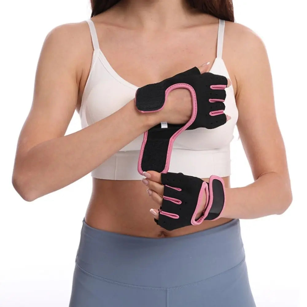 Finger Silicone Palm Weightlifting Gloves