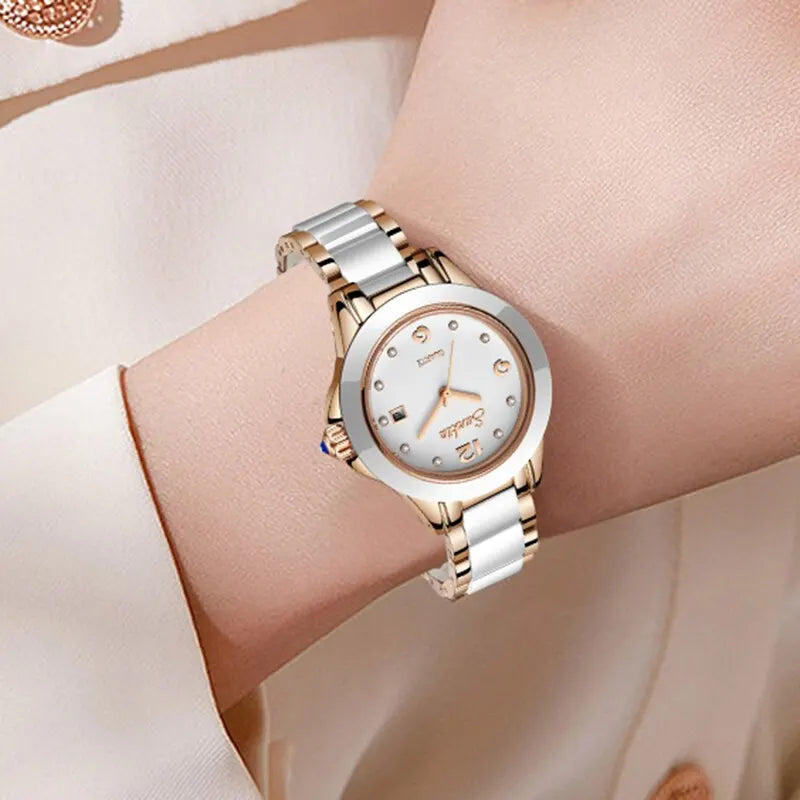Lige Rose Gold Bracelet Watches