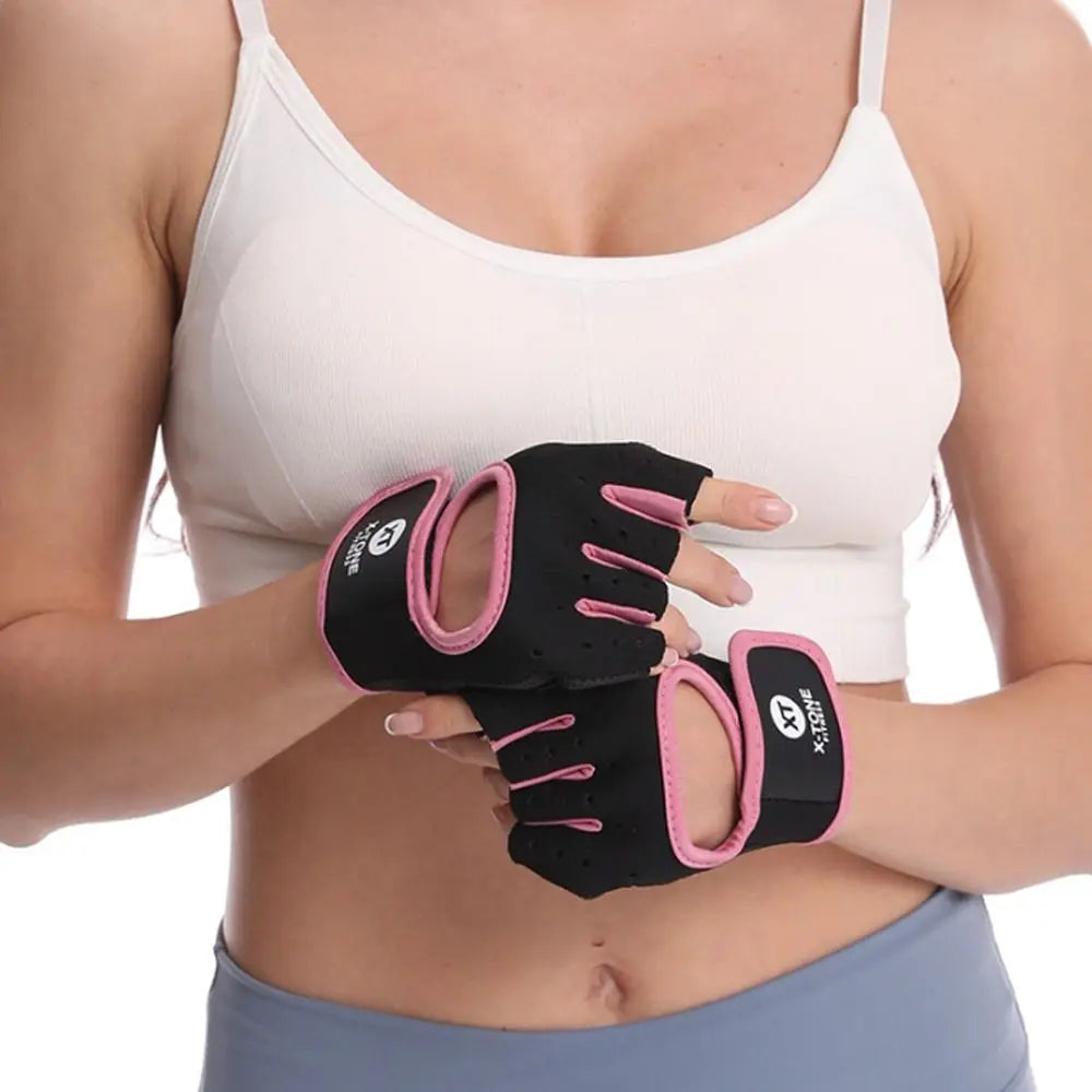 Finger Silicone Palm Weightlifting Gloves