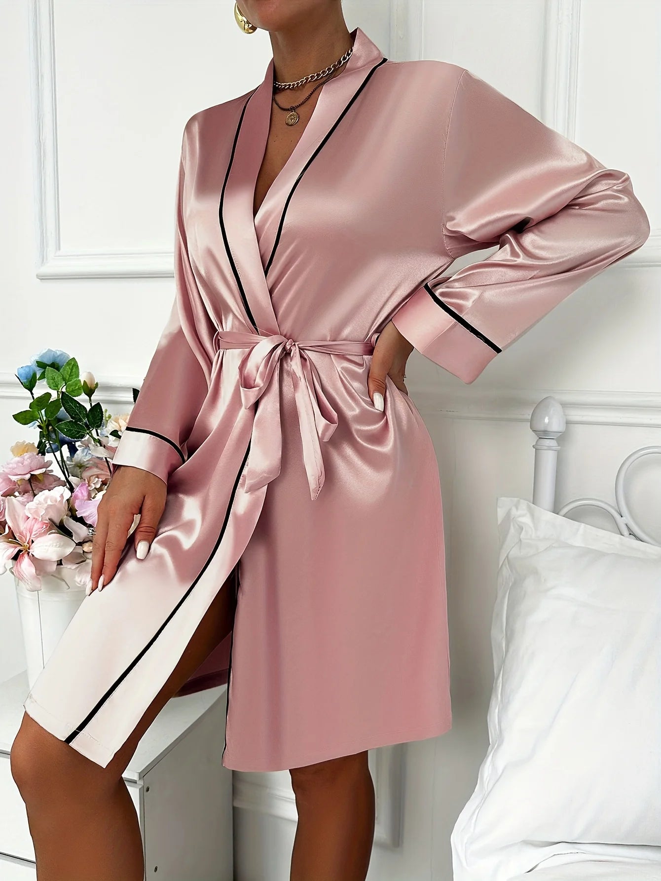 Diana Silk Belted Robe