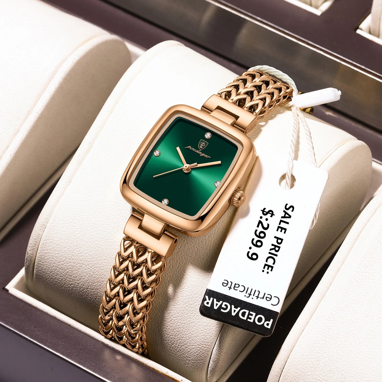 Zawra Luxury Square Watch