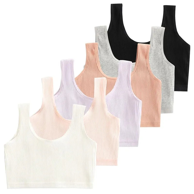 4 Pcs/Lot Teen Girl Sports Bra