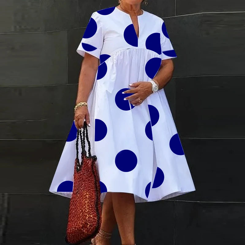 VONDA Polka Dot Dress