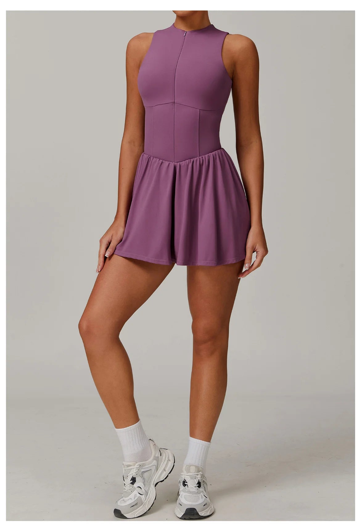 Fake Two-piece Sports Dress
