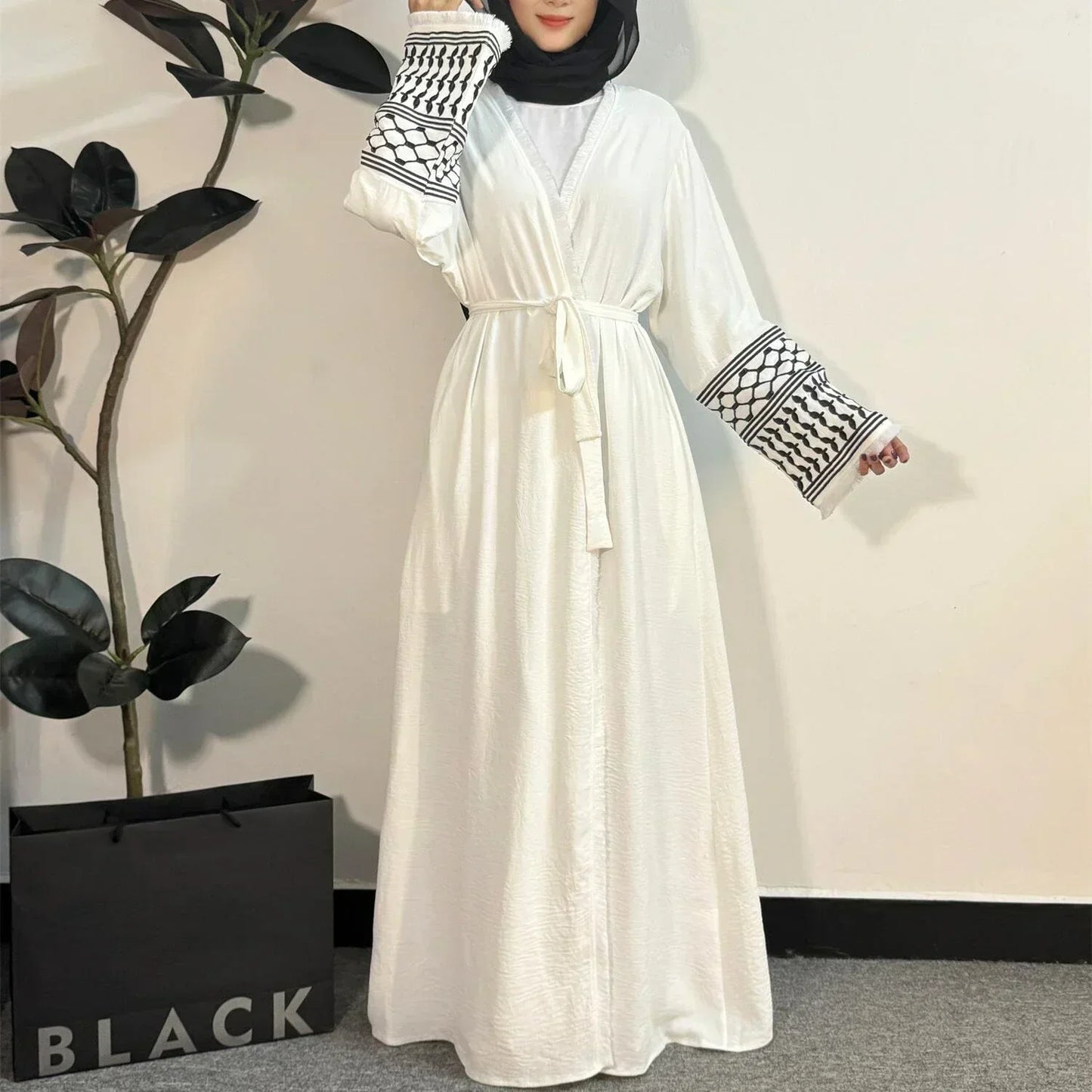 Ghaza Open Front Abaya