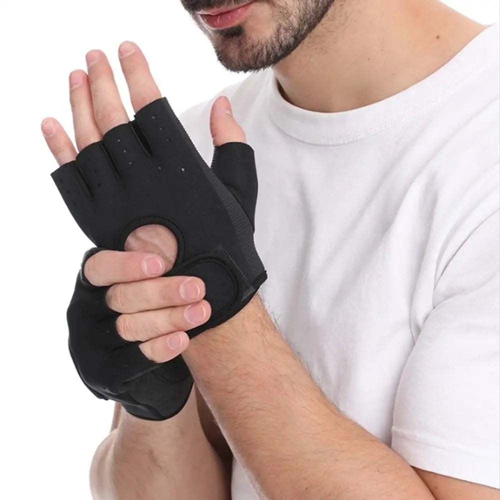 Finger Silicone Palm Weightlifting Gloves