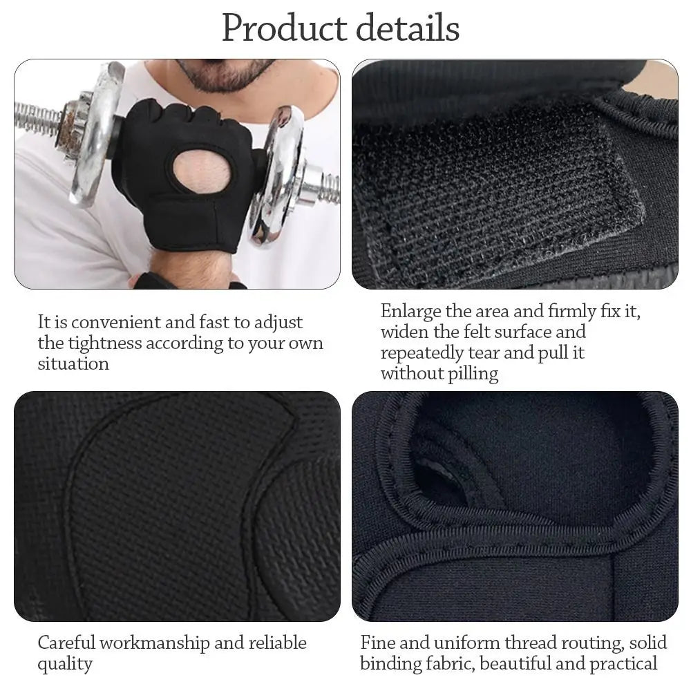 Finger Silicone Palm Weightlifting Gloves