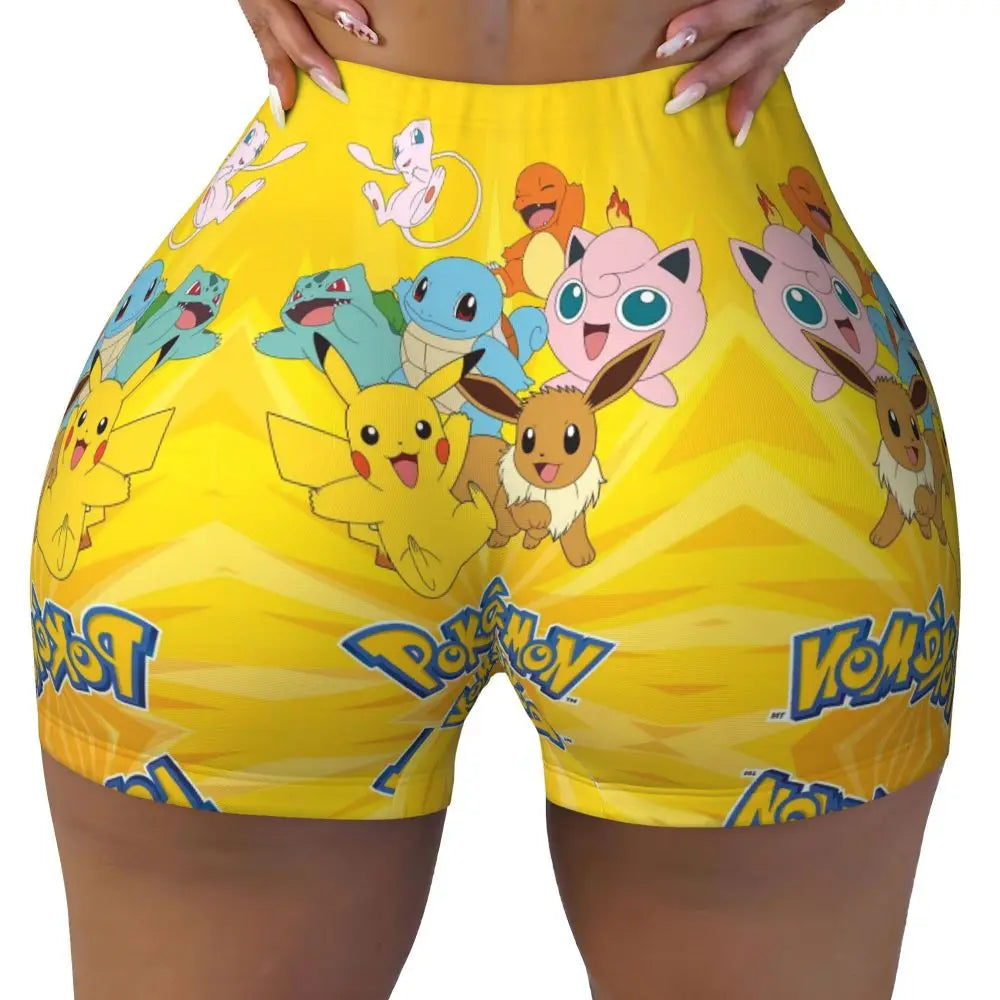 Ghandi Custom Pikachus Yoga Shorts