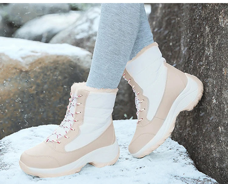 Kamelia Plush Botas Mujer