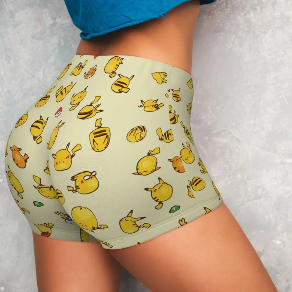 Ghandi Custom Pikachus Yoga Shorts