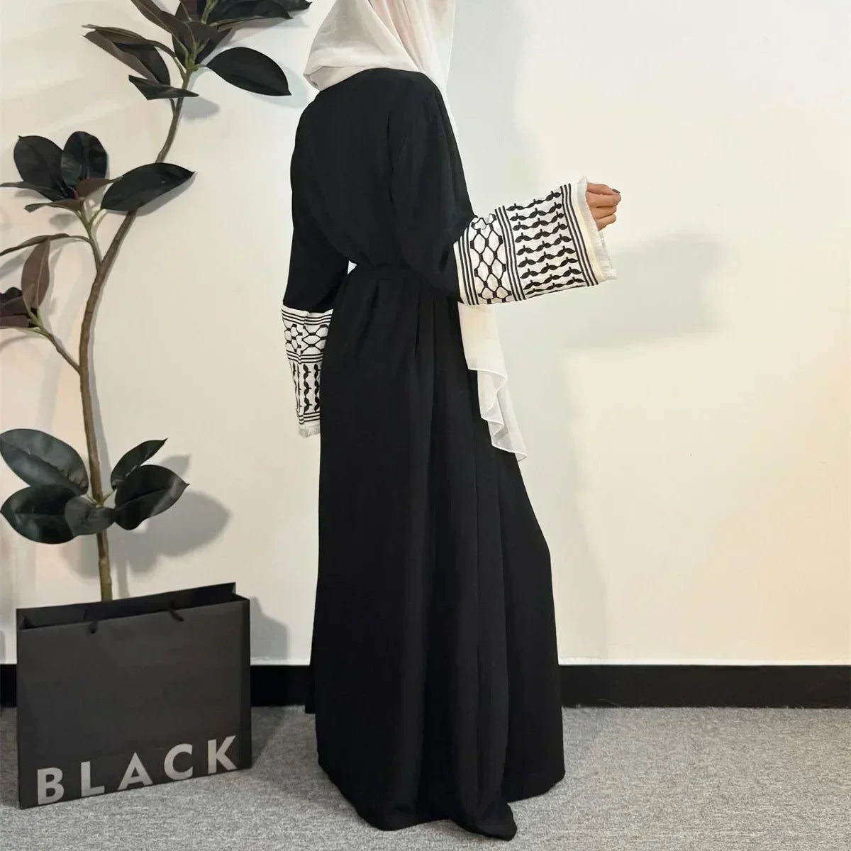 Ghaza Open Front Abaya
