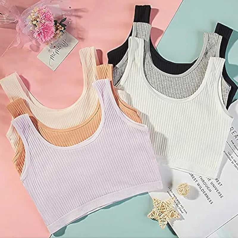 4 Pcs/Lot Teen Girl Sports Bra