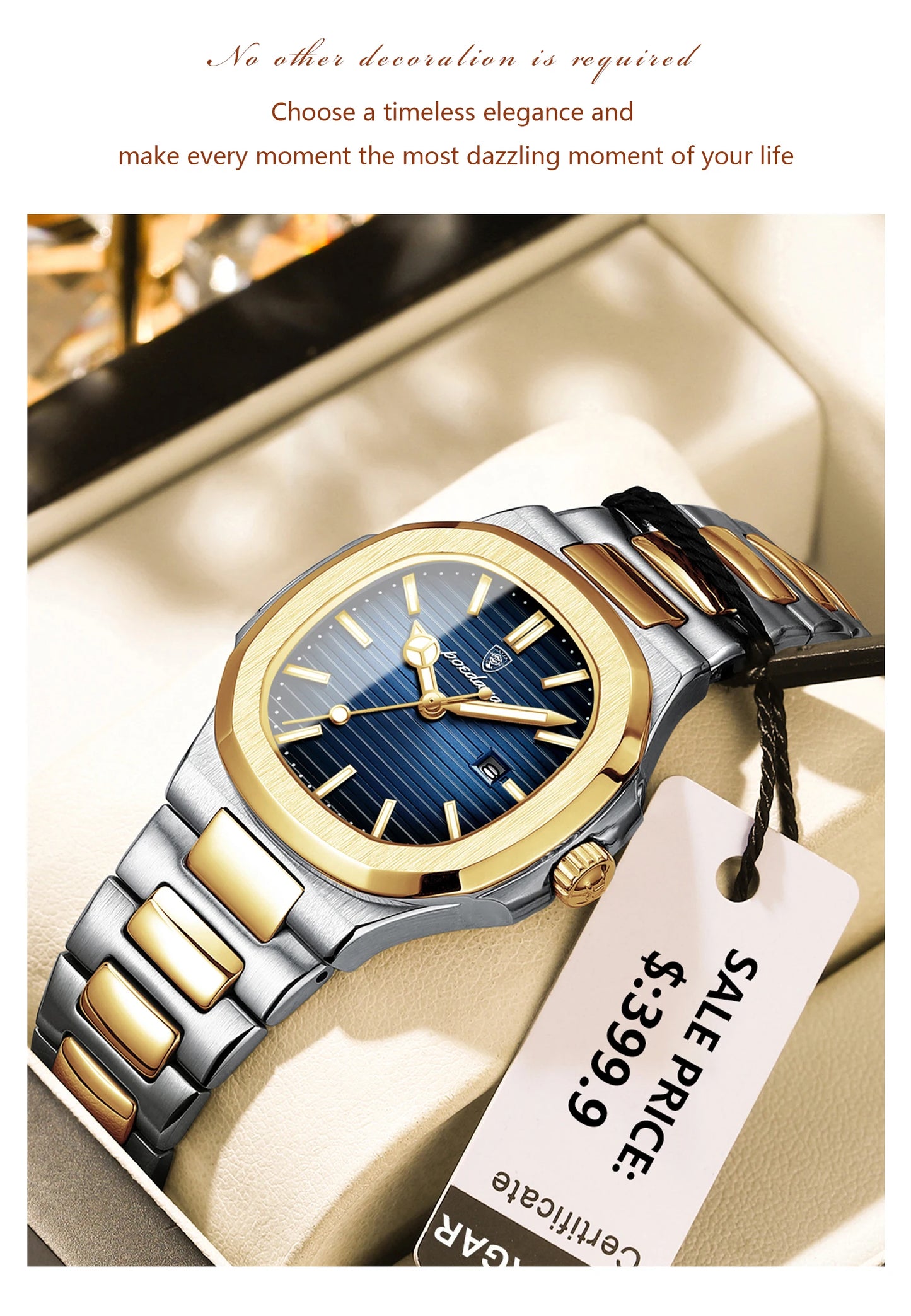 Shahinda Luxury Square Watch