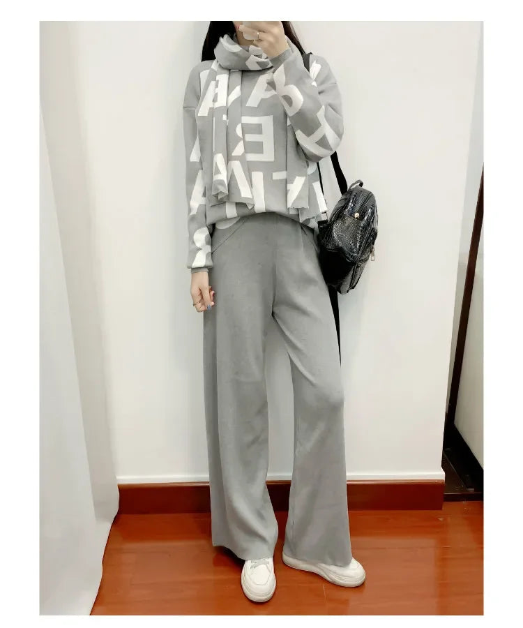 Seham Knitting 3Piece Set