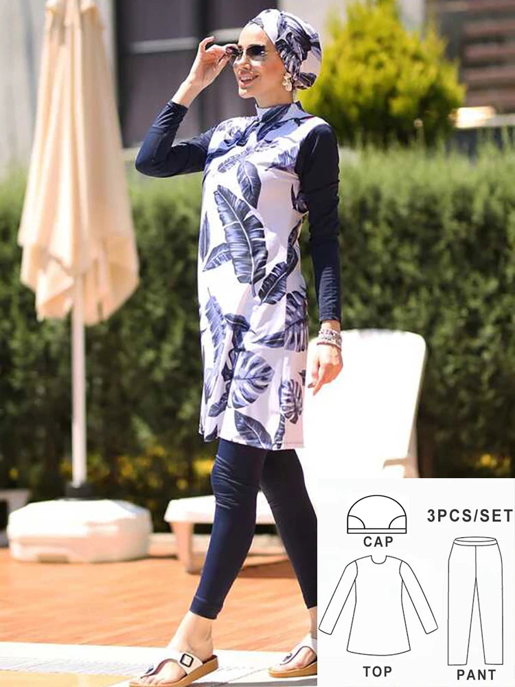 Fattouma Floral Modest Burkini