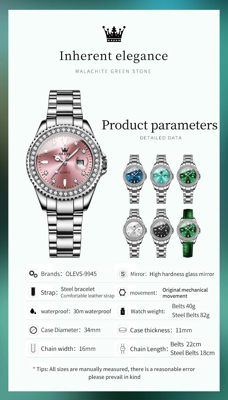 OLEVS2 Original Quartz Watch for Women