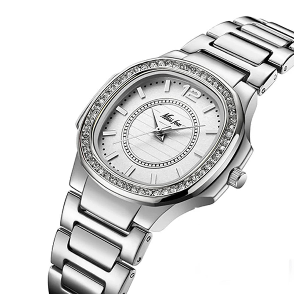 Jehan2 Diamond Quartz Gold Wrist Watch