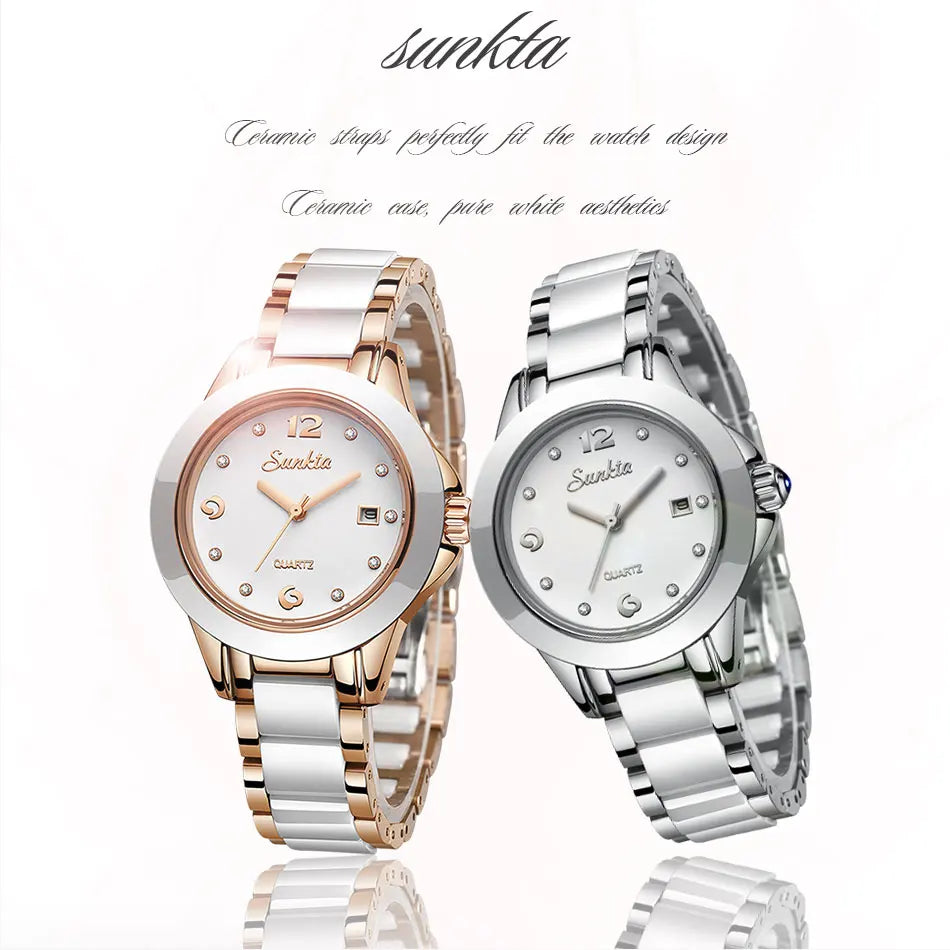 Lige Rose Gold Bracelet Watches
